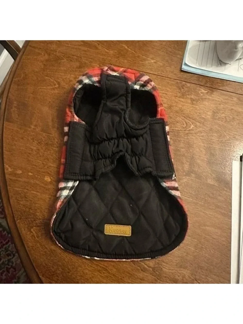 Kuoser Reversible Dog Flannel Sz S